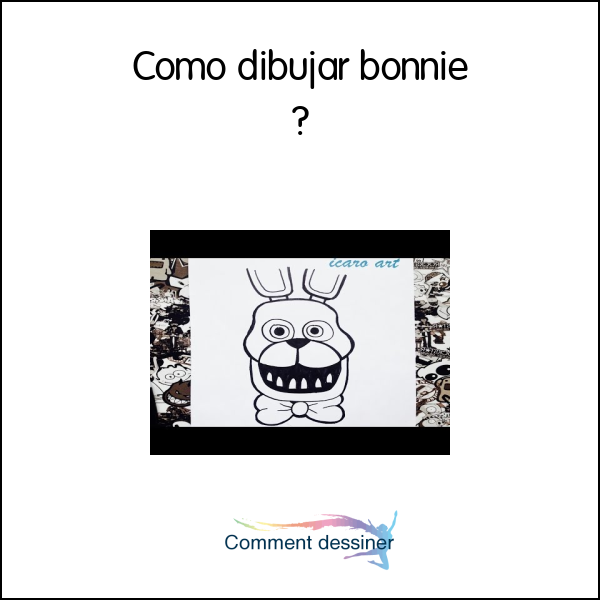 Como dibujar bonnie